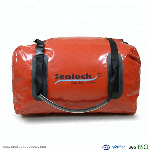 80 Línte Uiscedhíonach Duffel Mála Le Dearg PVC