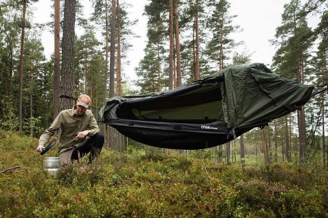 Lasmuigh campáil feidhm Rí, Croa hibrideach Hammock hammock puball!