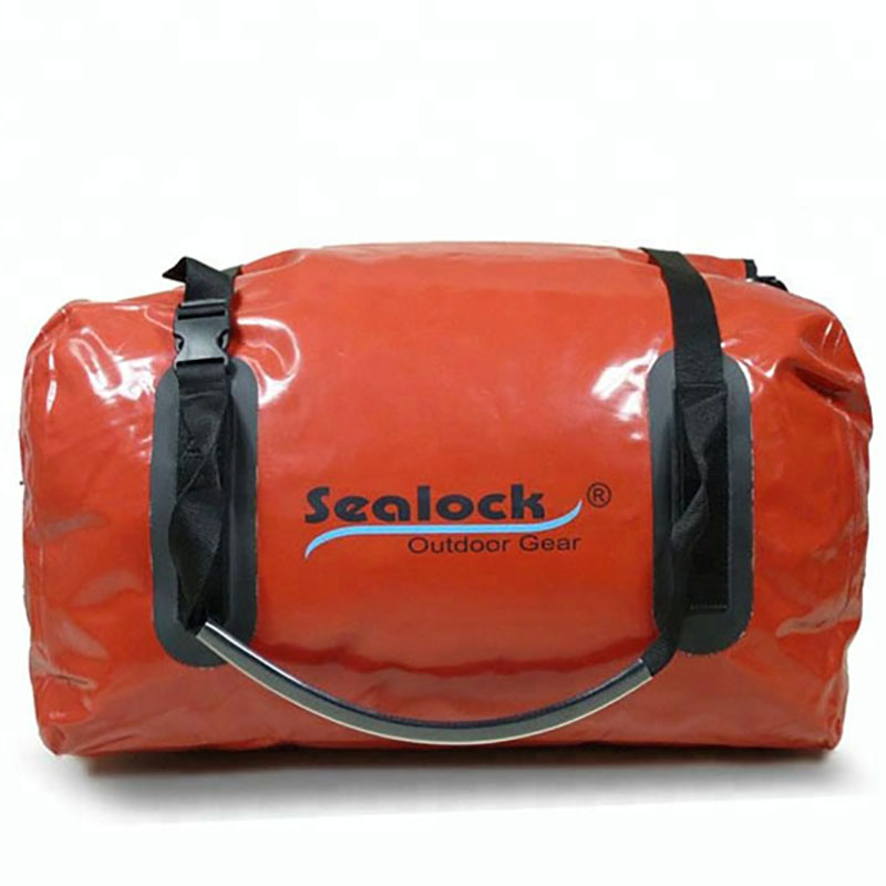 Mála Duffel Uiscedhíonach 80Lítear Le Pvc Dearg