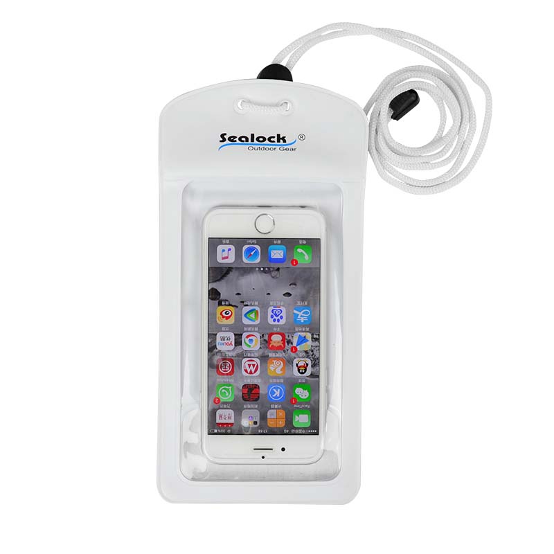Pouch Fón Uiscedhíonach Dual-Séala IPX8 le Fuinneog Ceamara Cúil