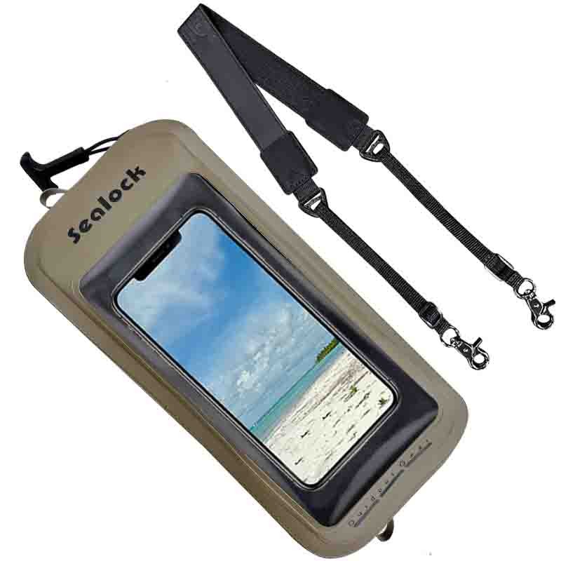 Pouch teileafóin zipper uiscedhíonach